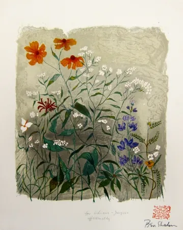 Lithograph Shahn - From the Rainer Maria Rilke Portfolio, 