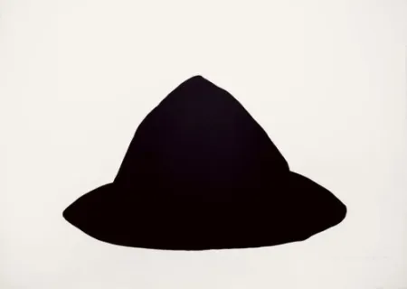 Lithograph Shapiro - Untitled (Blue/Black)