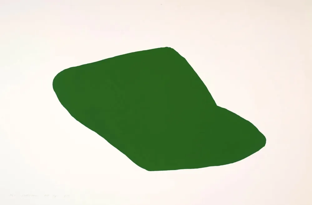 Lithograph Shapiro - Untitled (Green)