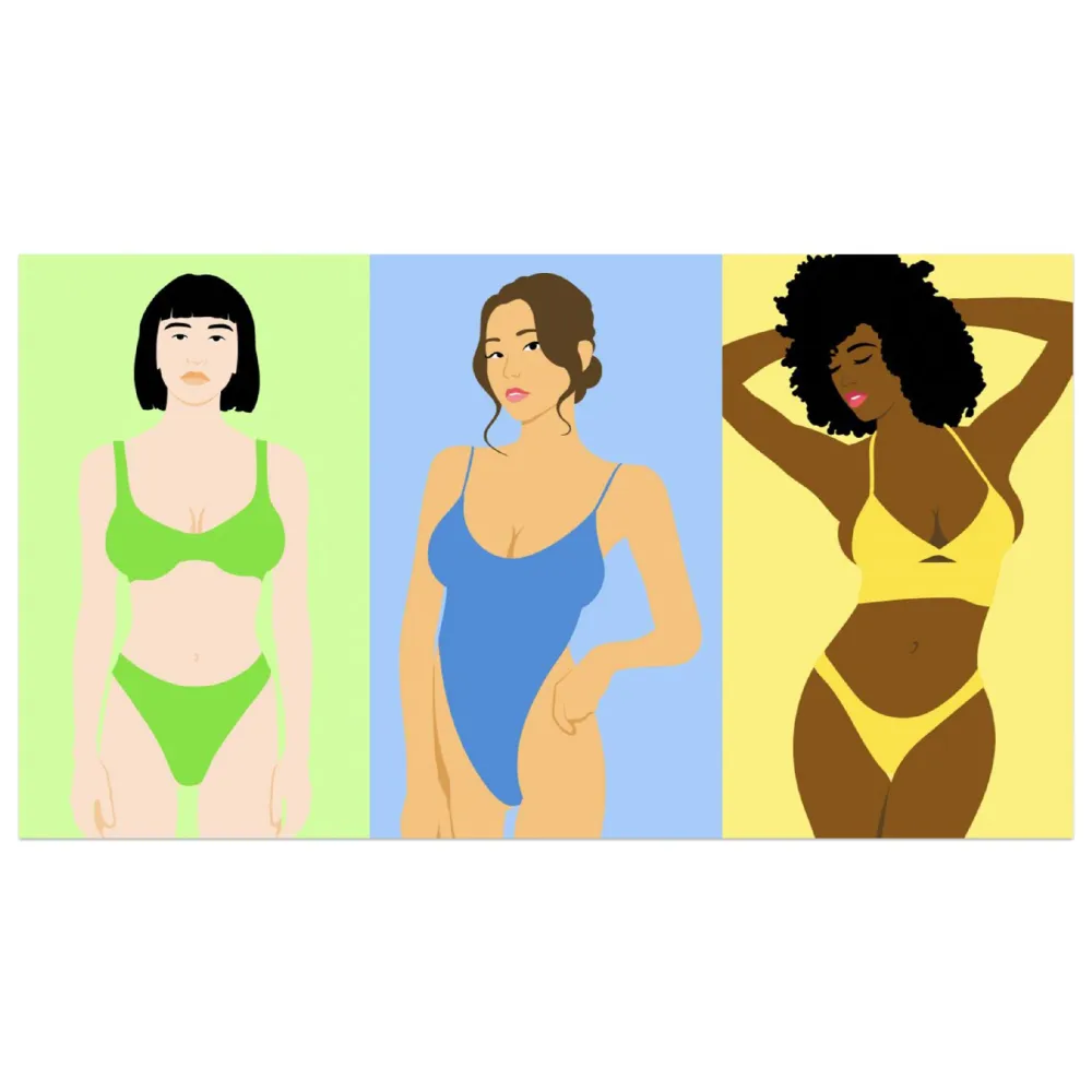 Screenprint Shelby And Sandy - Bikini Girls #1