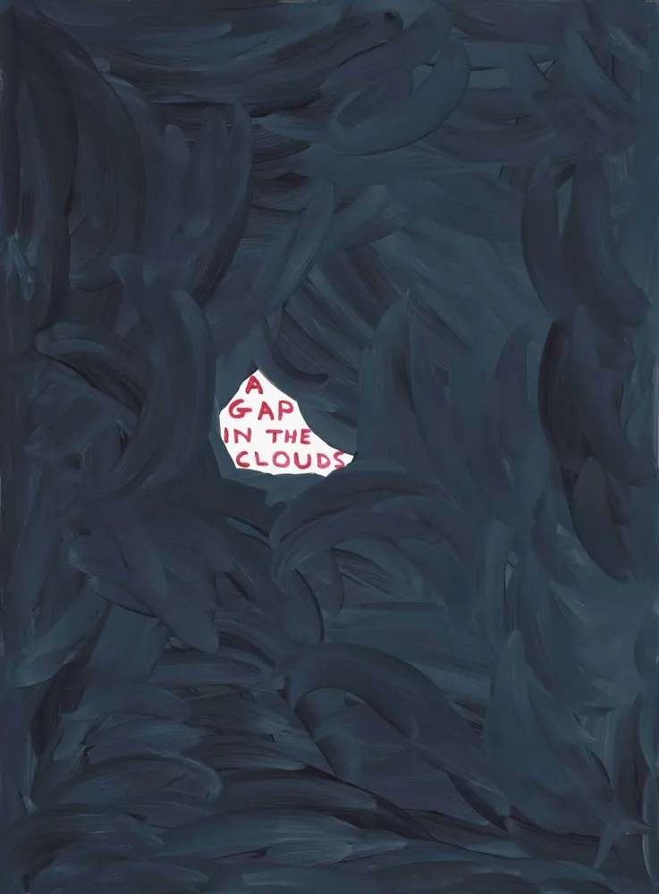 Screenprint Shrigley - A Gap In The Clouds