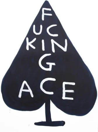 Screenprint Shrigley - Fucking Ace