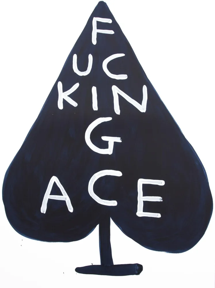 Screenprint Shrigley - Fucking Ace