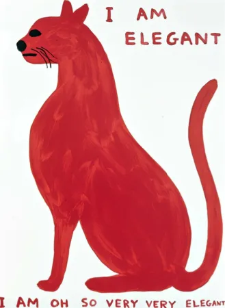 Screenprint Shrigley - I Am So Elegant