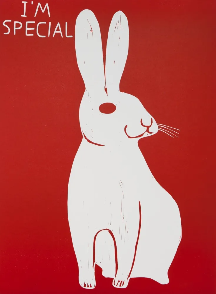Linocut Shrigley - I`m Special