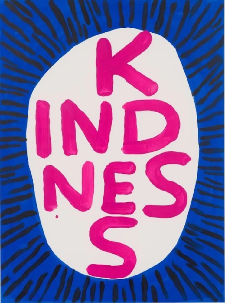 Screenprint Shrigley - Kindness
