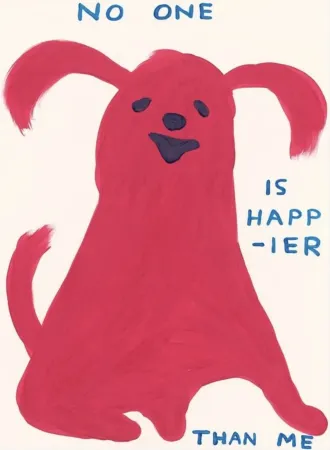 Screenprint Shrigley - No One Is Happier Than Me