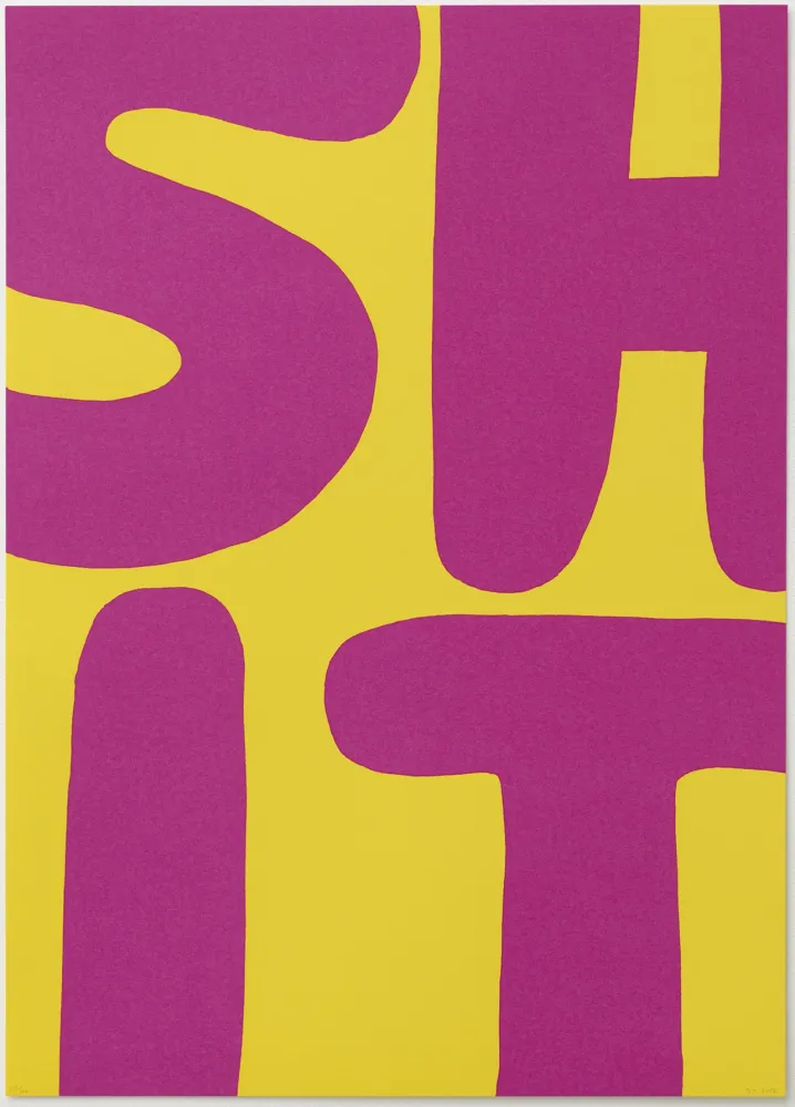 Screenprint Shrigley - Untitled (Shit)