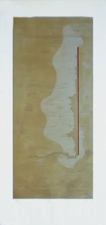 Etching Sicilia - Fleur rouge VI