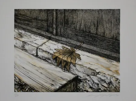 Lithograph Siegert - Ahornblatt / Maple Leaf