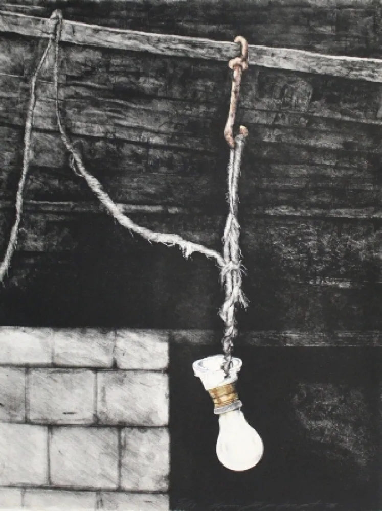 Lithograph Siegert - Glühbirne