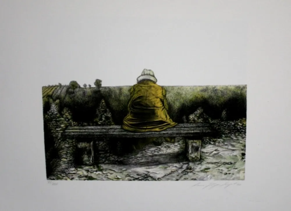 Lithograph Siegert - Landschaft wie ich sie kenne