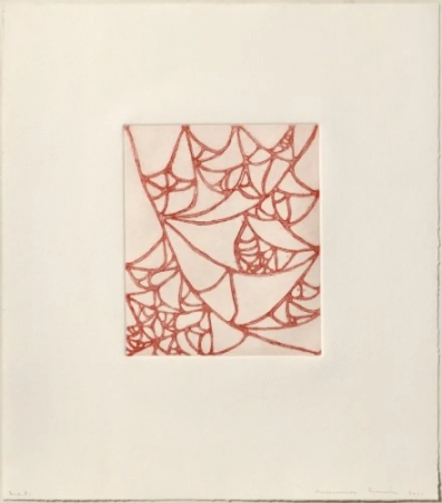 Etching Siena - Línies pesades i infectades