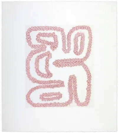 Etching Siena - Roda tergiversada amb quatre forats