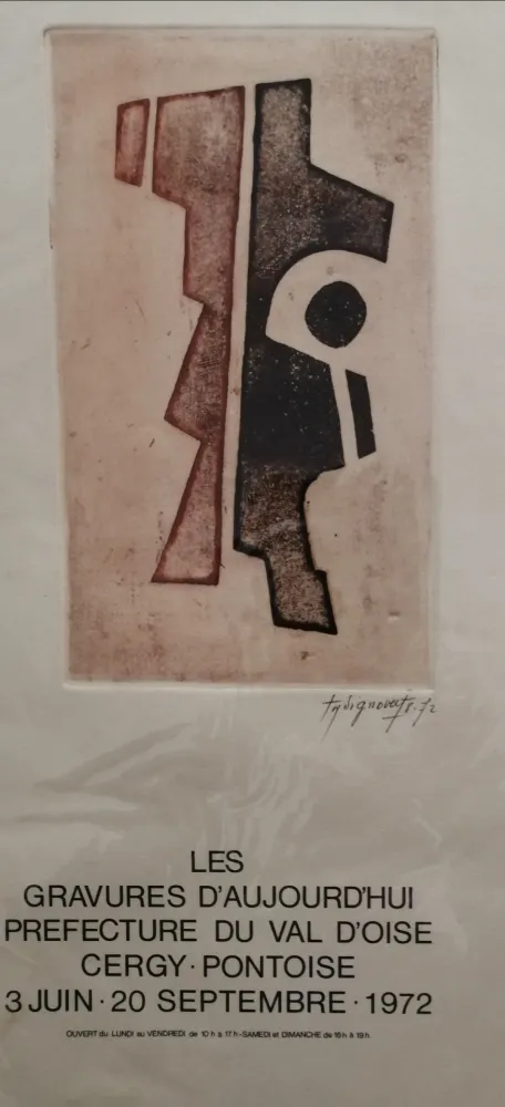 Engraving Signovert - Gravures d'aujurd'hui - Cergy Pontoise