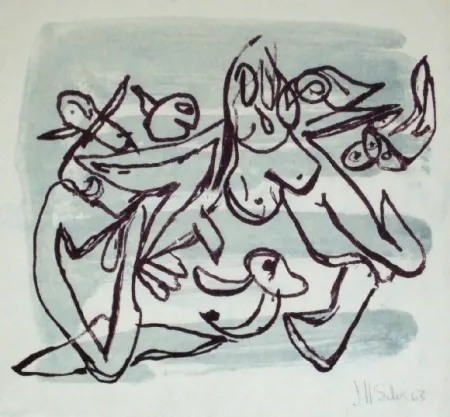 Lithograph Silva - Sans titre 1