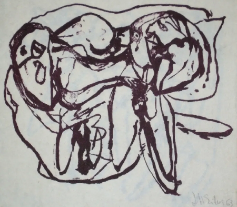 Lithograph Silva - Sans titre 15