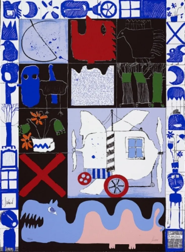 Screenprint Silvain - Vol de nuit