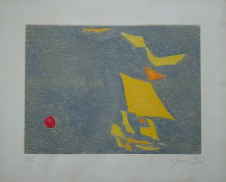 Etching And Aquatint Singier - Composition
