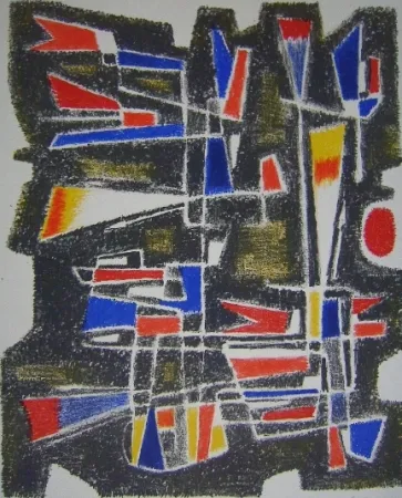 Lithograph Singier - La Patriette de Conzalve