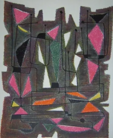 Lithograph Singier - La Patriette de Conzalve