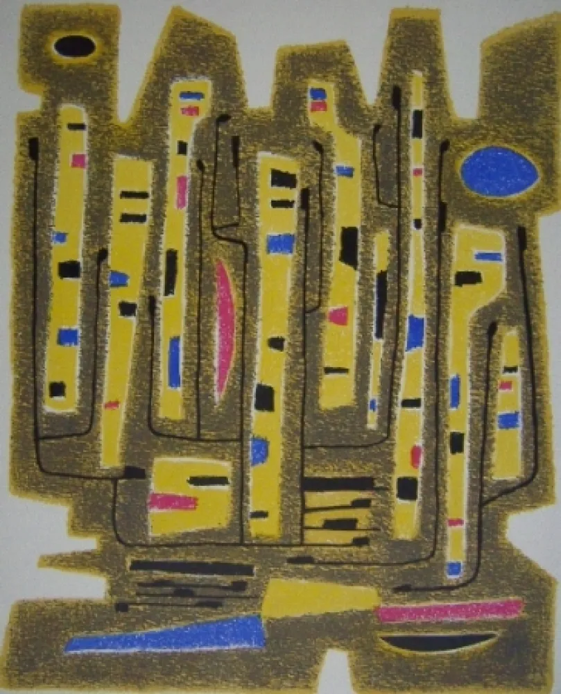 Lithograph Singier - La Patriette de Conzalve