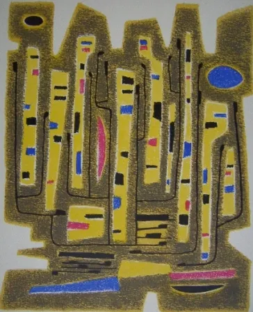 Lithograph Singier - La Patriette de Conzalve