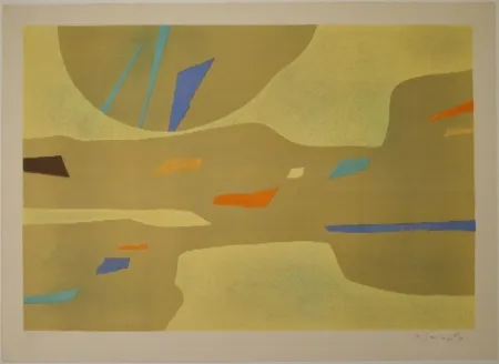 Lithograph Singier - Provence grande lumière