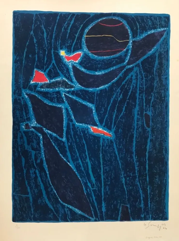 Lithograph Singier - Sans titre