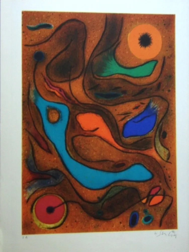 Lithograph Singier - Sans titre