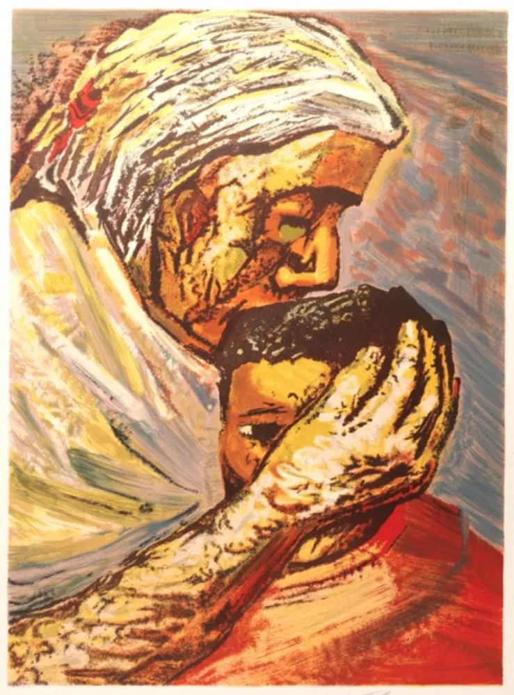 Lithograph Siqueiros - Mexican Suite 