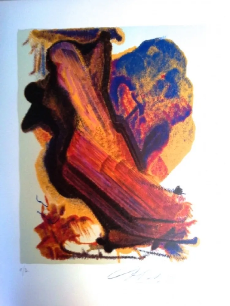 Lithograph Siqueiros - Sin Titulo