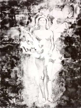 Lithograph Siversten - In between