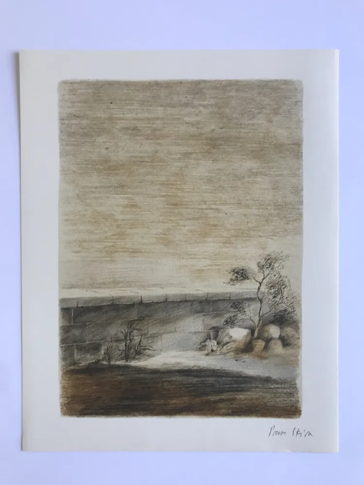 Lithograph Skira - Digue sur la mer (L'Eau II)
