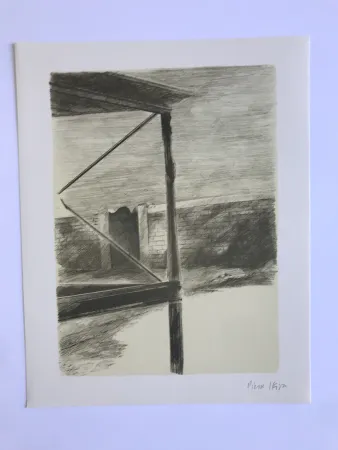 Lithograph Skira - Docks (L'Eau IV)