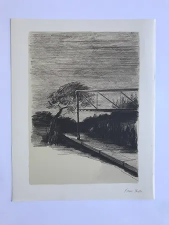 Lithograph Skira - Le canal (L'Eau III)