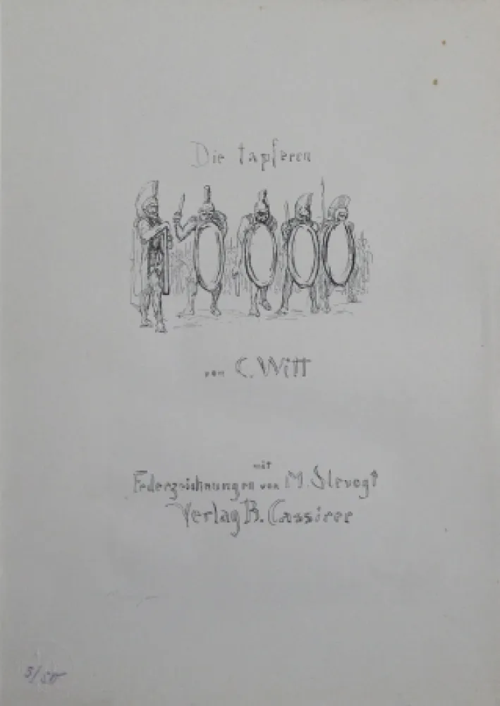 Lithograph Slevogt - Titel 