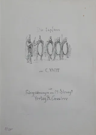 Lithograph Slevogt - Titel 