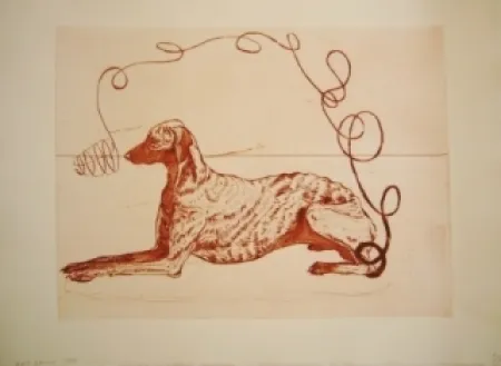 Etching And Aquatint Smith -  Perros de piedra I A