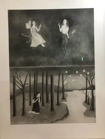 Engraving Smith - Trinity / heaven & earth