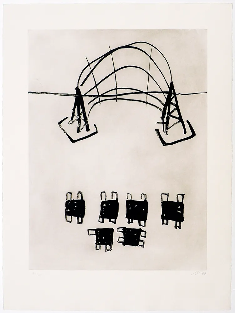 Etching Solano - Plaça del joc de la pilota III