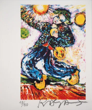 Lithograph Sorkine - Le jeune arlequin