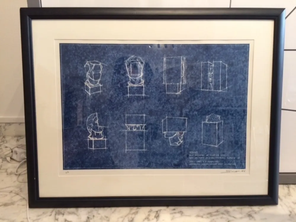 Lithograph Sosno - Huit manières de filer la soie