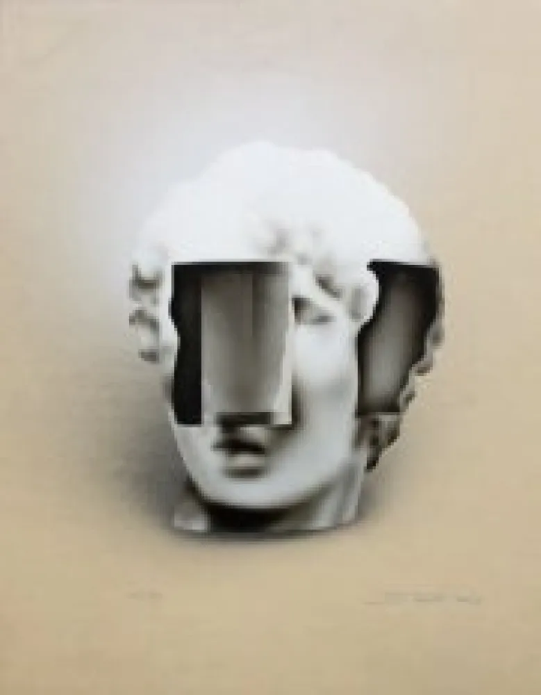 Lithograph Sosno - Tete aus quatre vents