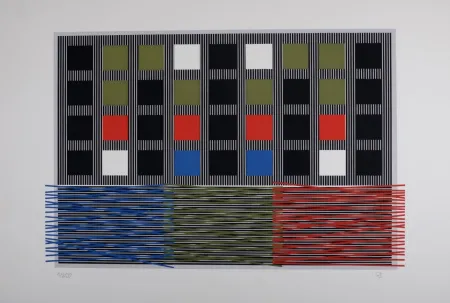 Screenprint Soto - Composition