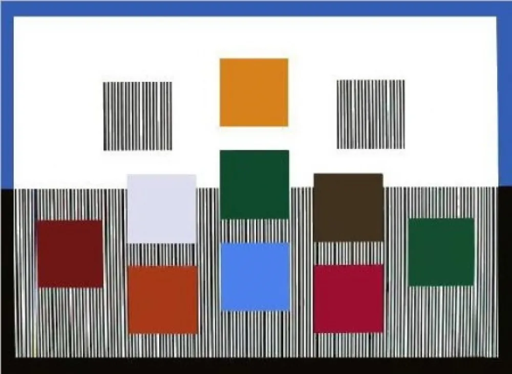 Screenprint Soto - Composition