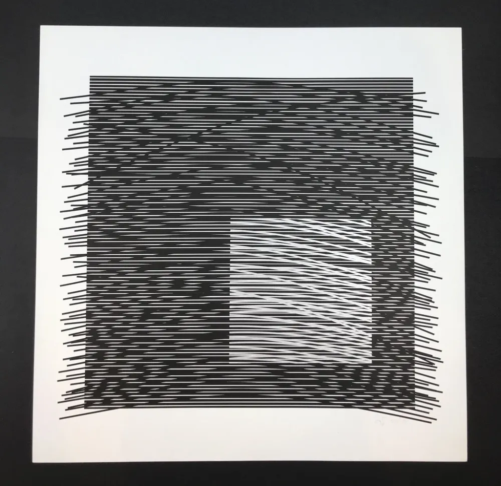 Lithograph Soto - Untitled 