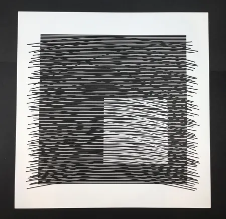 Lithograph Soto - Untitled 