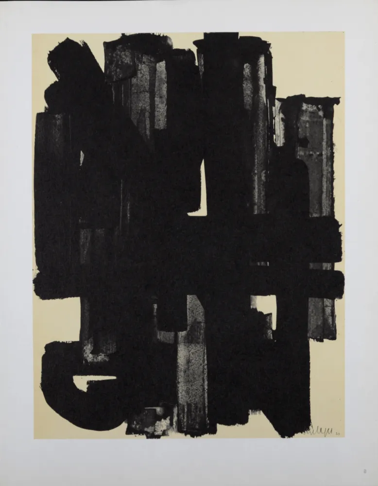 Offset Soulages (After) - Composition #8