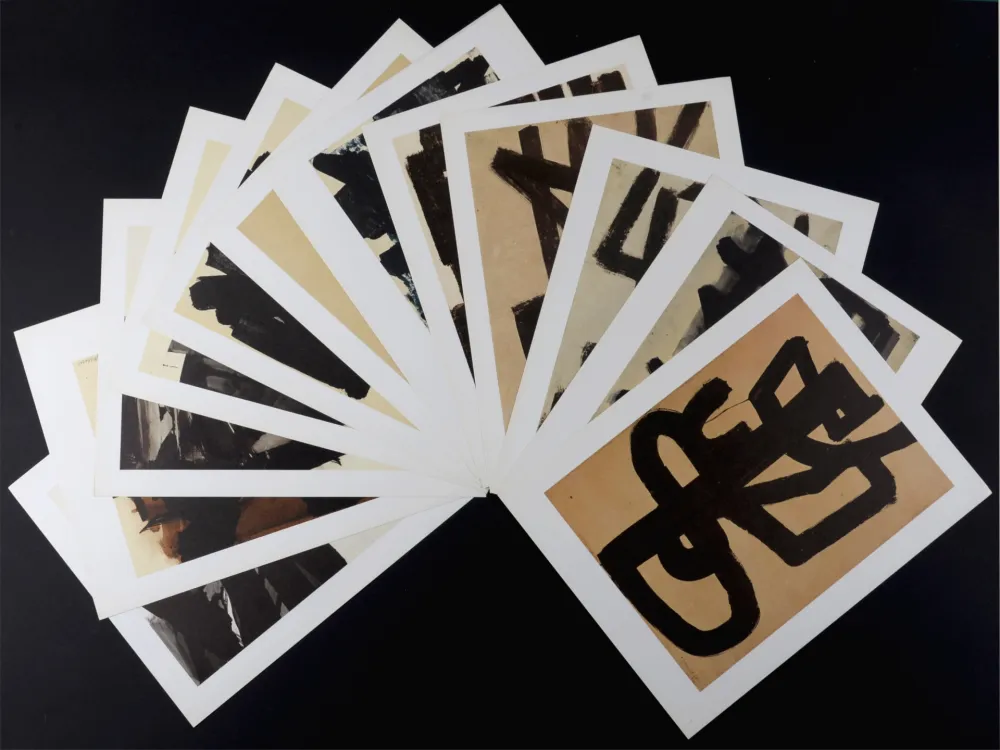 Lithograph Soulages (After) - Hazan portfolio